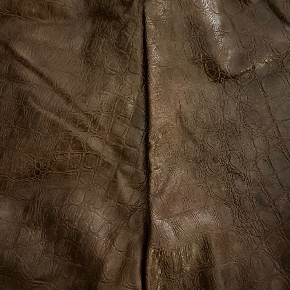 Commando Croc-Embossed Brown Leggings - Picture 8 of 9